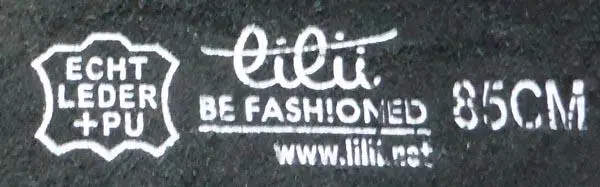 Photo de l’avis officiel: Lilii Ceinture en cuir pour dames — risque: Risque chimique