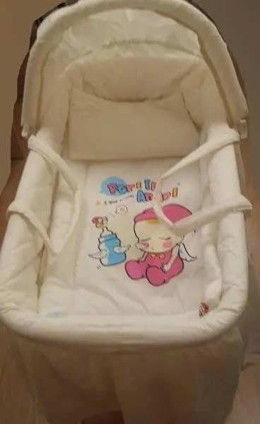 Foto do aviso oficial: Farlin Baby carry cot Berço de transporte — risco: Ferimentos