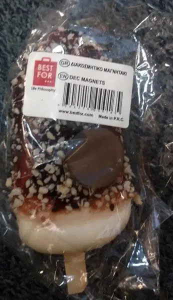 Foto dell’avviso ufficiale: Best for ... Decorative magnets Prodotti di imitazione alimentare — rischio: Ostruzione delle vie aeree