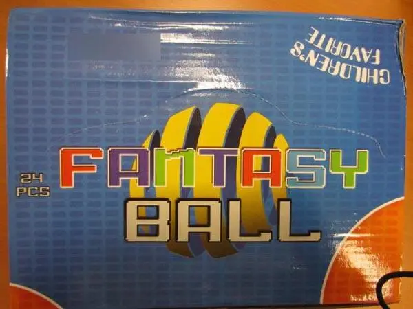 Photo de l’avis officiel: Marcos Toys Fantasy Ball Balles serrées — risque: Étouffement