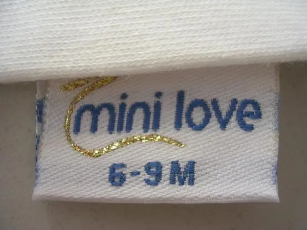 Photo de l’avis officiel: Mini love Ensemble de vêtements pour bébés — risque: Étouffement (A12/0392/18)