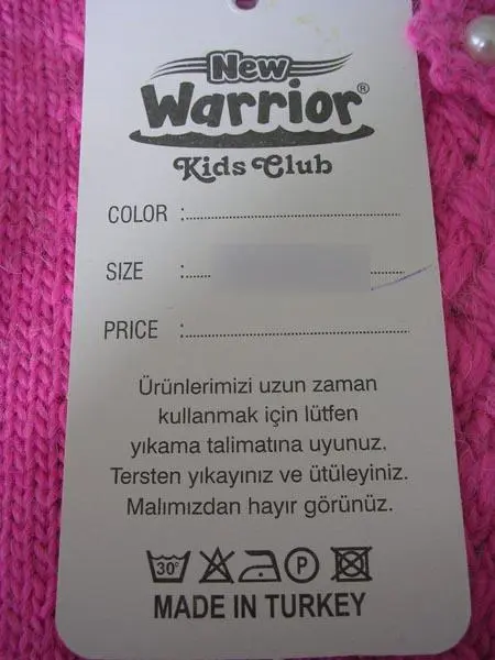 Photo de l’avis officiel: Warrior Kinds Club Cardigan pour filles — risque: Étouffement