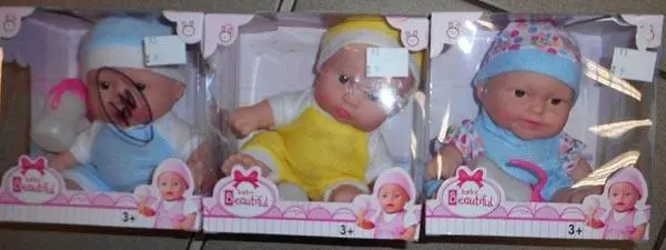 Foto do aviso oficial: baby Beautiful Boneca de plástico — risco: Químico