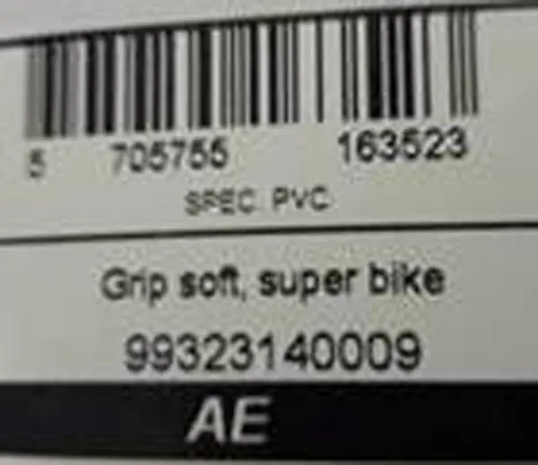 Foto uit de officiële melding: Scooped Grip soft super bike Scooter grip — risico: Chemische risico's