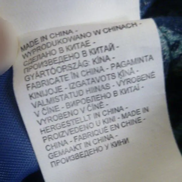 Foto uit de officiële melding: Reserved Kinderjas — risico: Verwonding