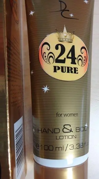 Foto aus der offiziellen Meldung: DORALL Collection 24 PURE Hand- und Körperlotion — Risiko: Chemikalie