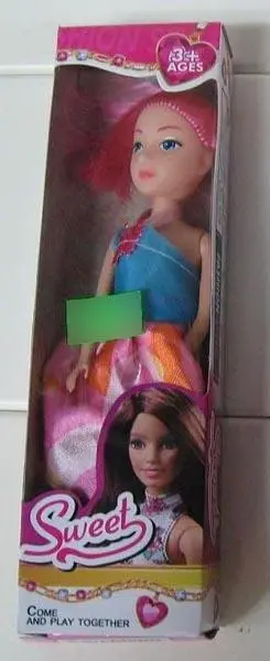 Foto do aviso oficial: Sweet Boneca de plástico — risco: Químico (A12/0540/18)