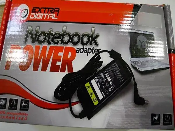 Photo de l’avis officiel: Extradigital Notebook Power Adapter Alimentation électrique — risque: Choc électrique