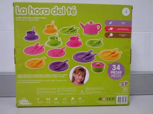 Photo de l’avis officiel: Toy Planet La hora del té Ensemble de cuisine pour jouets — risque: Suffocation