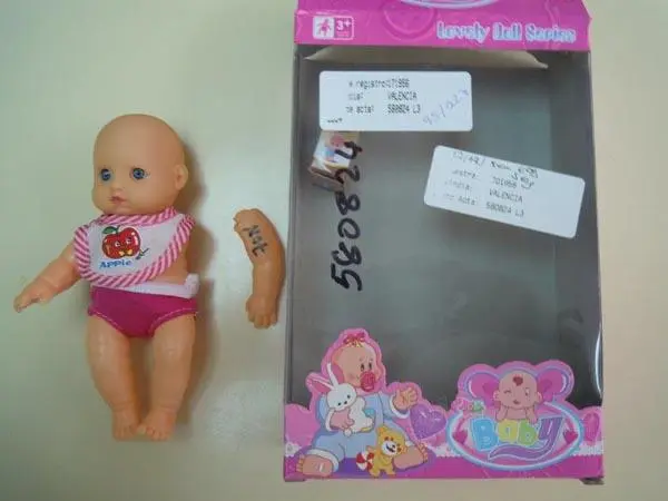 Foto do aviso oficial: YALE TOYS Lovely Doll Series Boneca de plástico — risco: Engasgamento