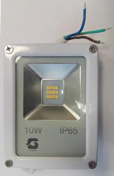 Foto do aviso oficial: Global IP65 LED FLOOD LIGHT REFLECTOR 10W Projetor LED — risco: Choque elétrico