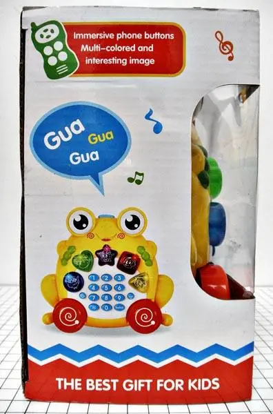 Photo de l’avis officiel: AOYUCHENG TOYS Cartoon Smart - Frog Phone Jouet multifonctionnel — risque: Étouffement