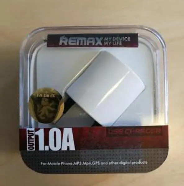 Photo de l’avis officiel: Remax International Remax Chargeur USB — risque: Choc électrique
