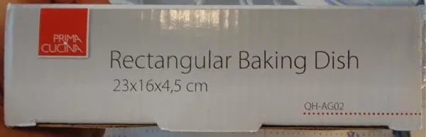 Photo de l’avis officiel: Prima Cucina Rectangular Baking Dish Plat de cuisson — risque: Brûlures