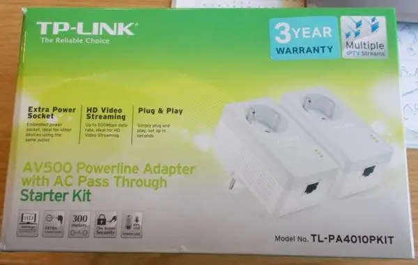 Photo from the official notice: TP-Link AV500 Powerline Adapter — electric shock risk