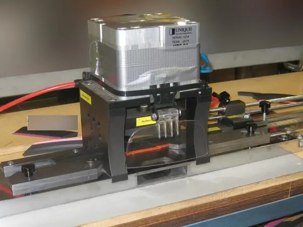 Photo from the official notice: Unique Dieroom Equipment pneumatic cutting machine — cuts risk