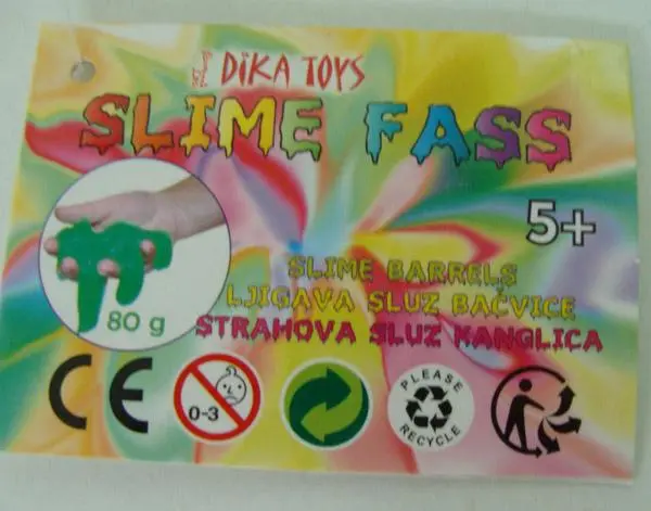 Foto do aviso oficial: Dika Toys Slime Fass Lodo de brinquedo — risco: Químico