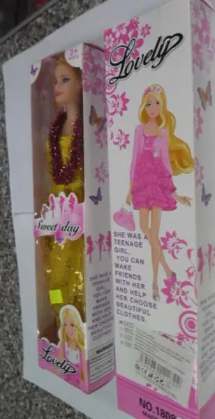 Foto do aviso oficial: Sweet day, Lovely Boneca de plástico — risco: Químico