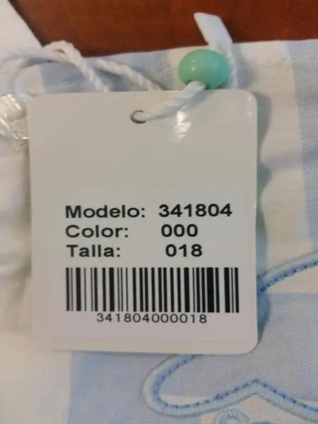 Foto del aviso oficial: Cotton &amp; Sugar Ropa de bebé — riesgo: Atragantamiento (A12/0880/18)