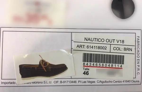 Foto dell’avviso ufficiale: Alvaro Moreno Scarpe da uomo — rischio: Rischio chimico