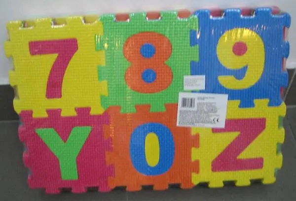 Foto del aviso oficial: EVA Puzzle Mats Series Estera de rompecabezas — riesgo: Atragantamiento (A12/0892/18)