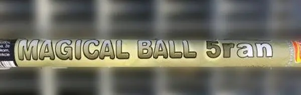 Photo de l’avis officiel: NFC ApS Magical Ball 5 Ran Feux d’artifice — risque: Brûlures