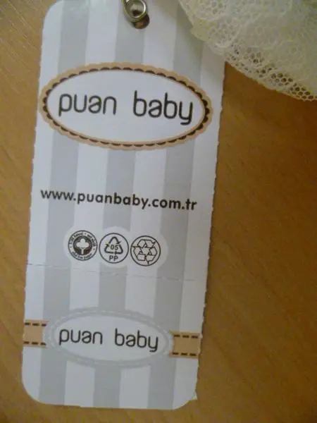 Photo de l’avis officiel: PUAN BABY Papatya Dantelli Elbise Robe de bébé — risque: Étouffement & Blessures