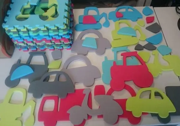 Foto aus der offiziellen Meldung: Prémaman Tapis-puzzle Puzzle-Matte — Risiko: Ersticken
