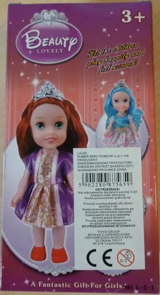 Foto do aviso oficial: Beauty Lovely Boneca de plástico — risco: Químico