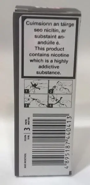 Photo de l’avis officiel: ARAMAX Vape Juice Liquide pour cigarettes électroniques — risque: Risque chimique