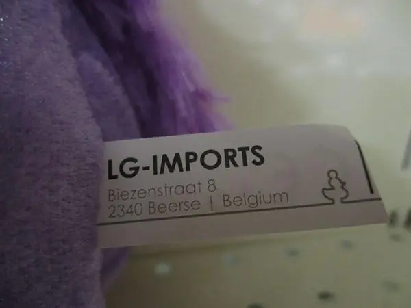 Foto do aviso oficial: LG-imports LG Brinquedo macio — risco: Engasgamento