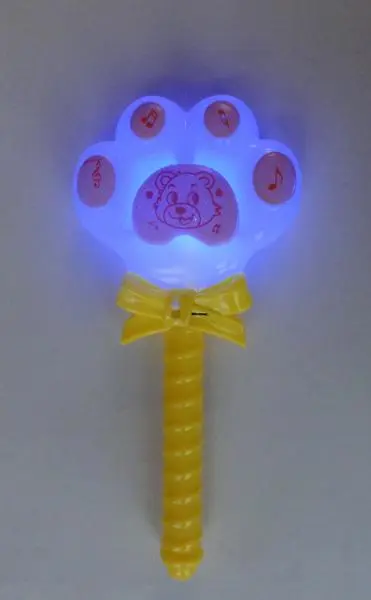 Photo from the official notice: K-R-Toys Flash Toys plastic rattle — choking risk