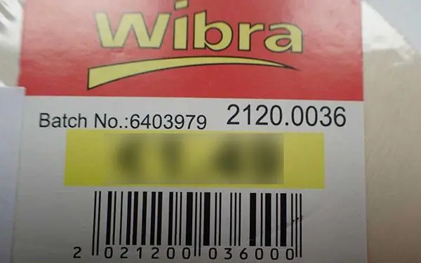 Foto aus der offiziellen Meldung: Wibra Holzspielzeug — Risiko: Ersticken