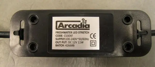 Foto do aviso oficial: Arcadia LED stretch Luz LED — risco: Choque elétrico