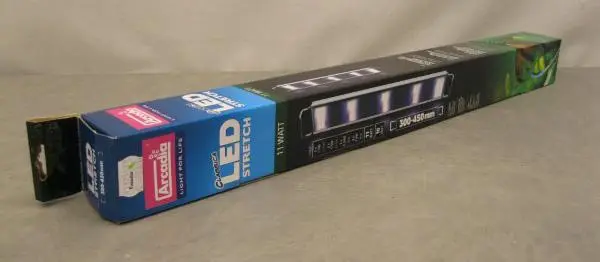 Foto do aviso oficial: Arcadia LED stretch Luz LED — risco: Choque elétrico