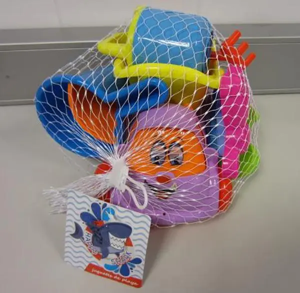 Photo de l’avis officiel: WIN WELL / EURASPA Lancha c/ Accessorios de playa / Camión playa Ensemble de jouets de plage — risque: Étouffement