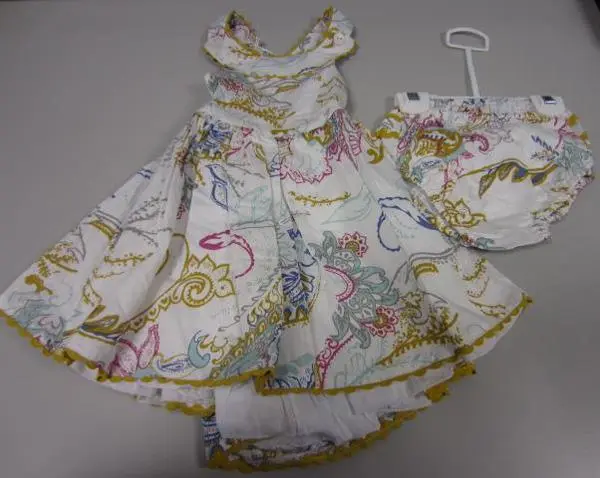 Photo from the official notice: La Ormiga babies' clothing set — choking risk (A12/1069/18)