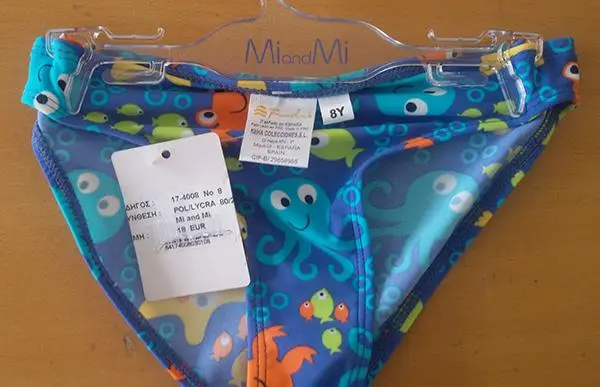 Photo de l’avis officiel: Fun Club Bikini pour filles — risque: Blessures