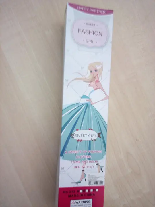 Foto do aviso oficial: Sweet Girl Fashion Boneca de plástico — risco: Químico