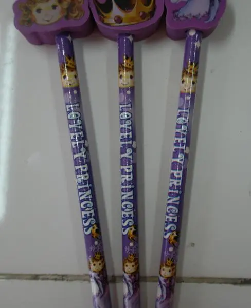 Photo de l’avis officiel: Jumbo LOVELY PRINCESS Crayons avec gomme — risque: Risque chimique