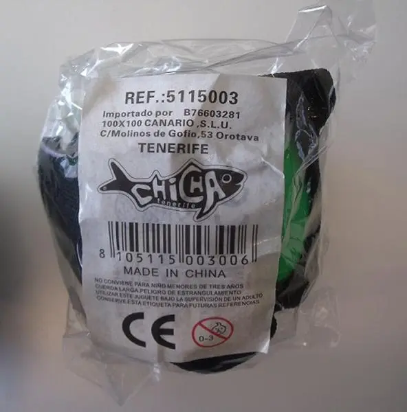 Foto uit de officiële melding: Chichao Yo-Yo bal — risico: Verwurging