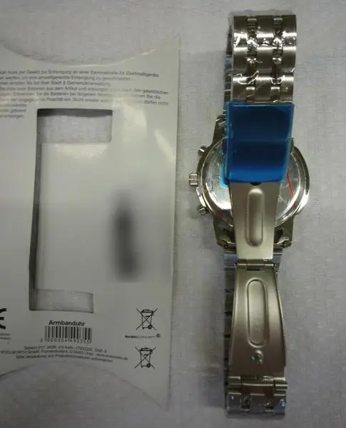 Photo de l’avis officiel: Infinity man Armbanduhr Montre-bracelet — risque: Risque chimique