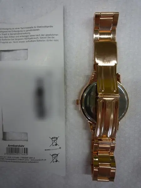 Foto dell’avviso ufficiale: Infinity woman Armbanduhr Orologio da polso — rischio: Rischio chimico