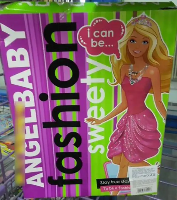 Foto do aviso oficial: Angel baby - FASHION Boneca de plástico — risco: Químico