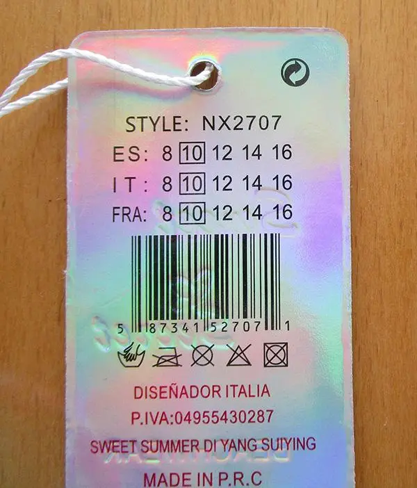 Foto dell’avviso ufficiale: Sweet Secret Bikini per ragazze — rischio: Lesioni (A12/1050/18)