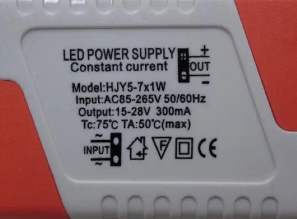 Foto do aviso oficial: LED Panel Light Luz LED — risco: Choque elétrico