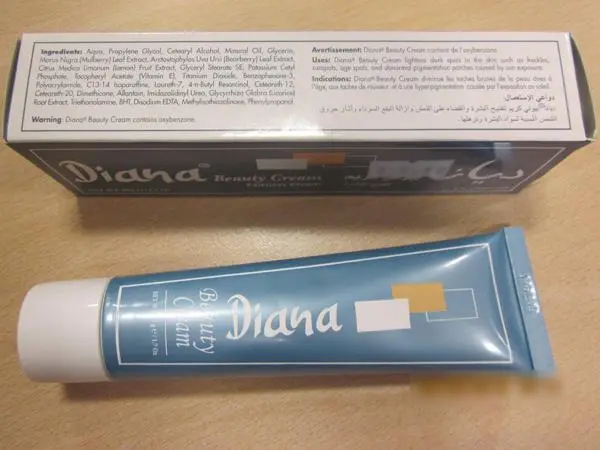 Foto dell’avviso ufficiale: Diana Beauty Cream Crema per la pelle — rischio: Rischio chimico