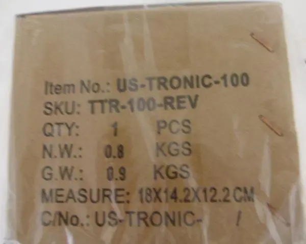 Foto do aviso oficial: US-TRONIC Conversor de potência — risco: Choque elétrico & Incêndio