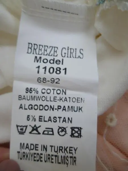 Photo de l’avis officiel: Breeze Girls Robe d’enfant — risque: Étouffement