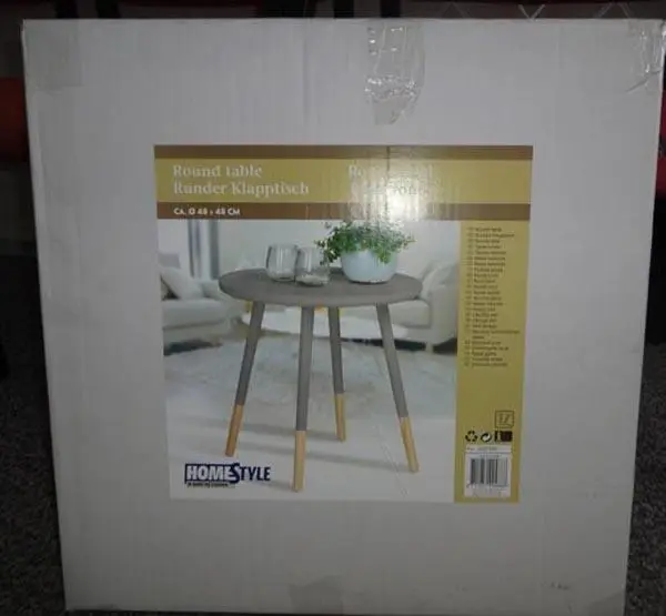 Photo de l’avis officiel: HOME STYLE Round table Table basse — risque: Blessures